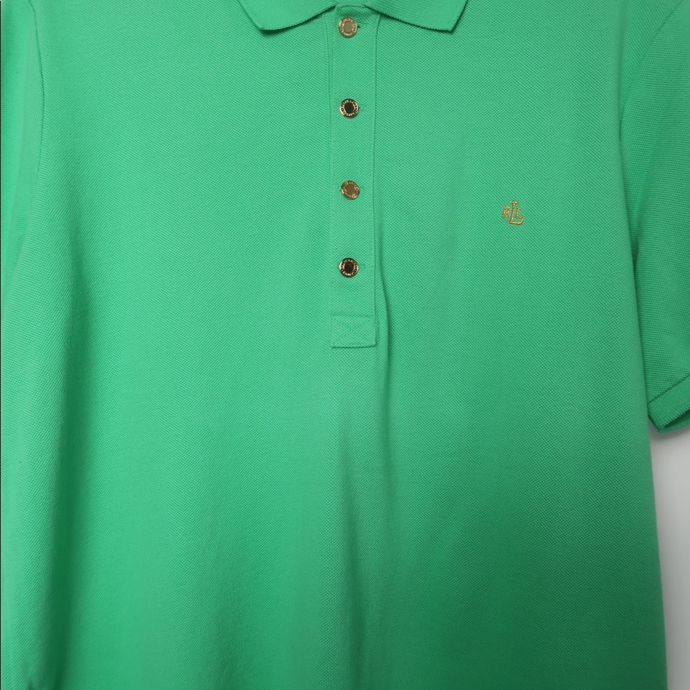 Ralph Lauren Womens Green Short Sleeves Top Size L - Picture 2 of 10